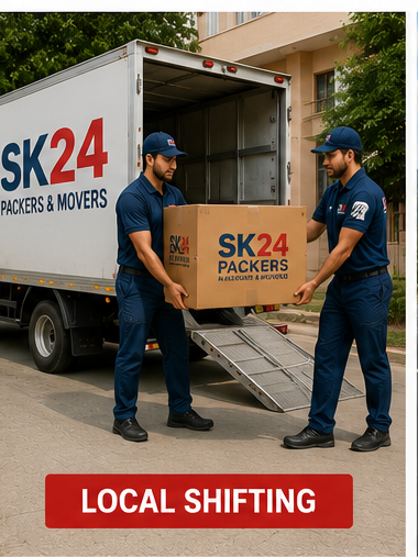 Loading Goods inside Logistics Shifting Cargo Truck
